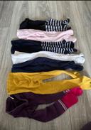 Lot de 7 bas collant 74/80