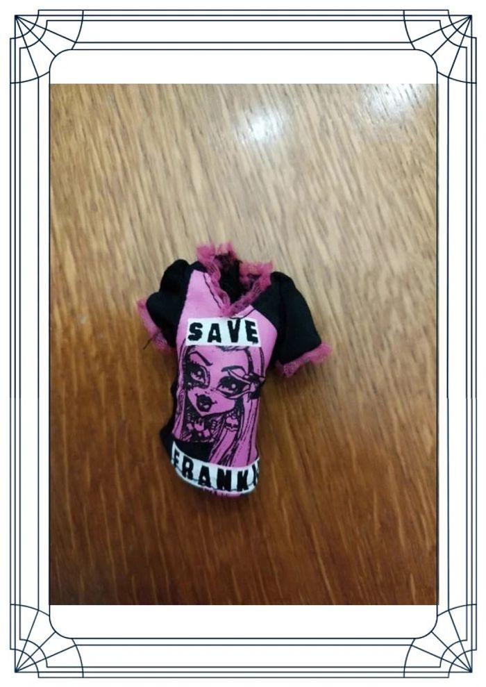 Monster High Save Frankie Draculaura t-shirt - photo numéro 5