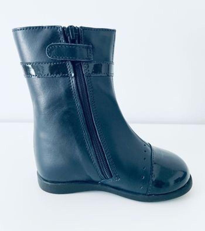 Bottes en cuir Jacadi, taille 21 - photo numéro 5