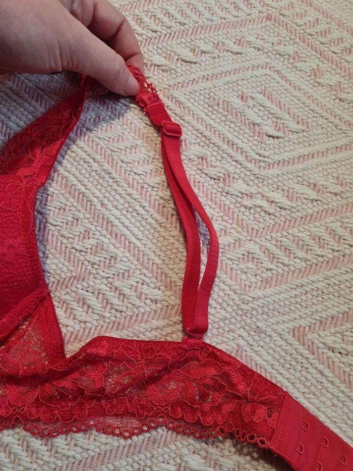 Soutien gorge rouge corail 90B - photo numéro 4