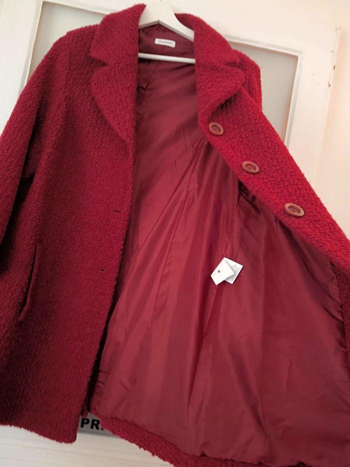 🤎 Manteau caban Damart bouclette vintage Bordeaux rosé 36/38 🤎 - photo numéro 8