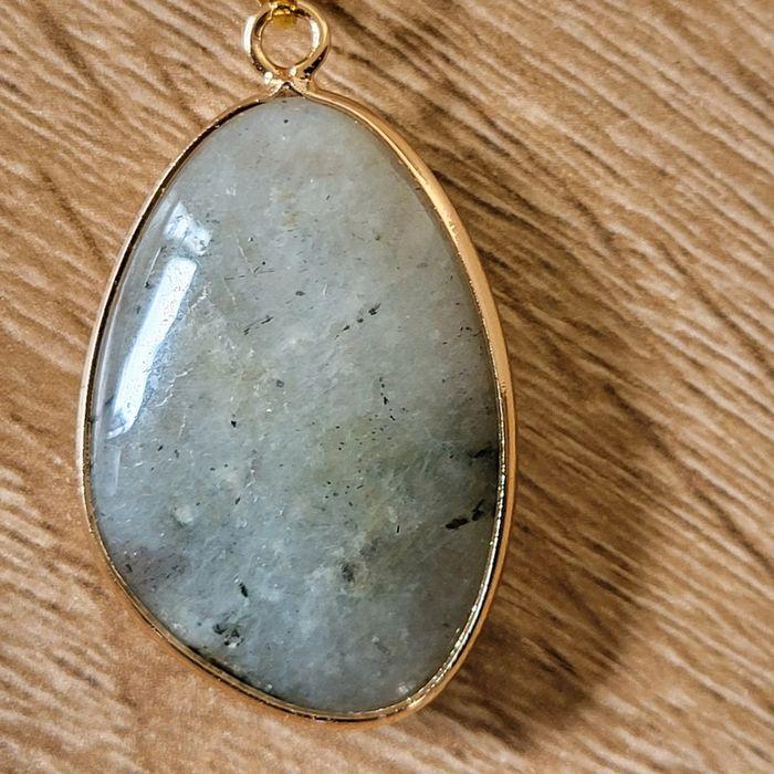 Collier labradorite pierre naturelle véritable - photo numéro 8