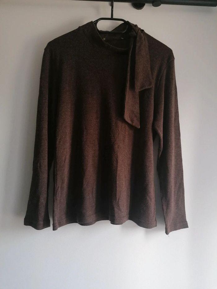 Pull marron taille L #Articles_à_1euro - photo numéro 5