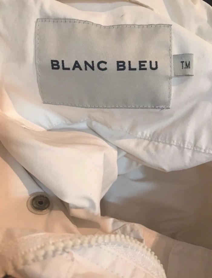 Veste/imper blanc bleu - photo numéro 3