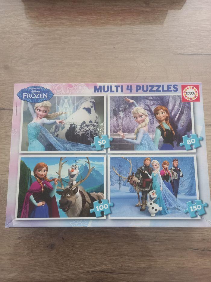 Multi 4 puzzles reines  des neiges - photo numéro 1