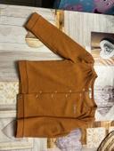 Veste moutarde / camel 3 ans