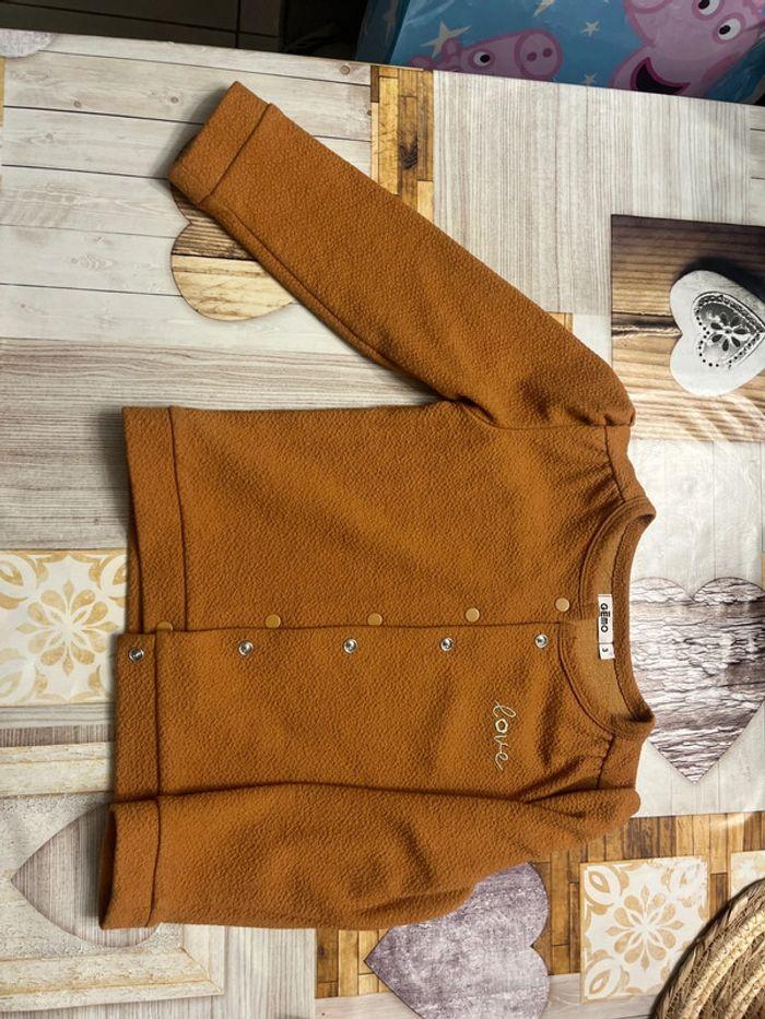 Veste moutarde / camel 3 ans - photo numéro 1