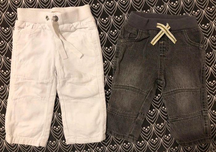 Lot de 2 pantalon bébé garçon taille 6 mois ! - photo numéro 1