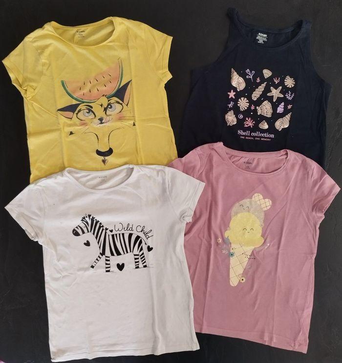 Lot de 14 t-shirts manches courtes fille 10 ans - photo numéro 6