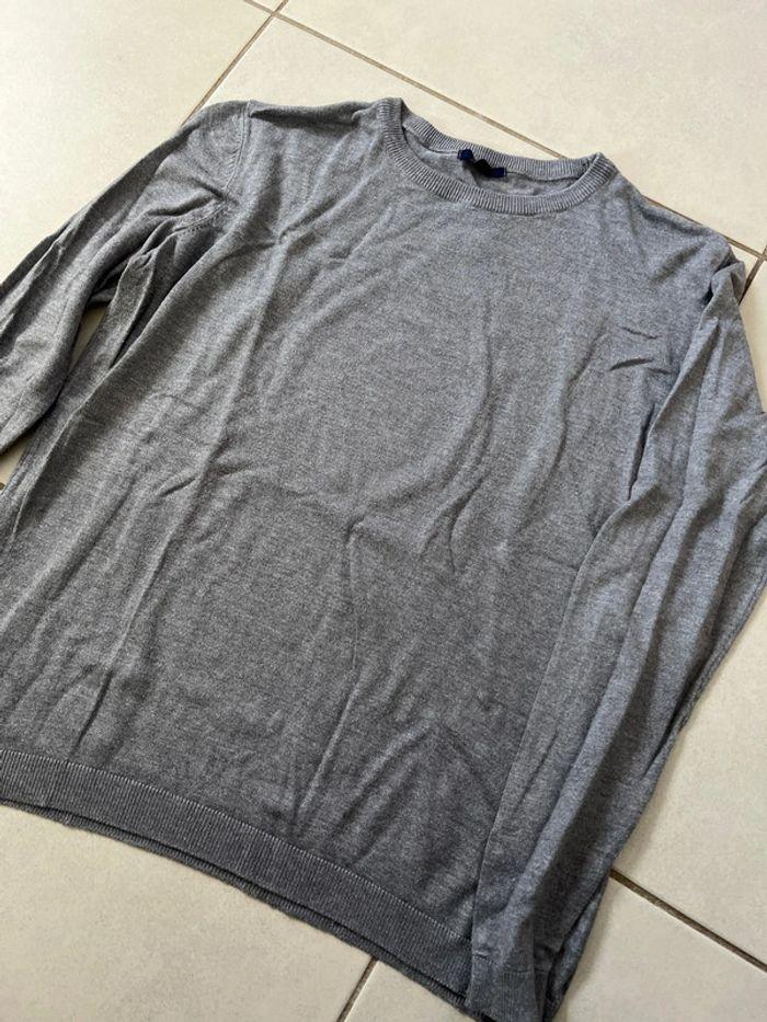 Pull gris taille L (42/44) - photo numéro 2