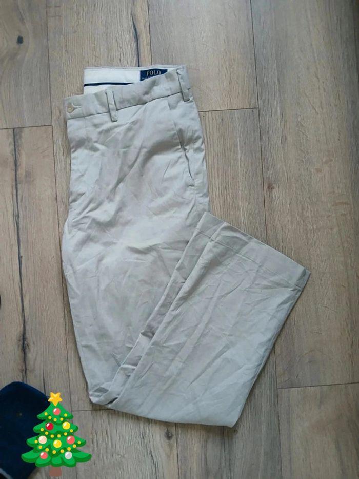 Chino beige ralph lauren W31 L30 stretch classic fit - photo numéro 1