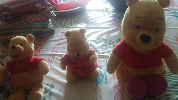 lot de 3 peluche winnie l'ourson - photo numéro 2