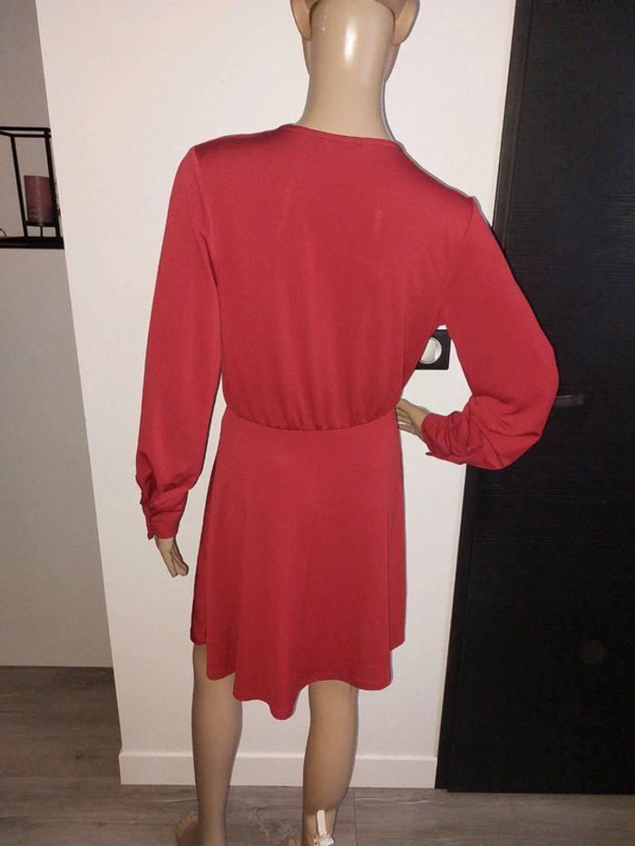 Robe rouge taille S peu portée - photo numéro 3