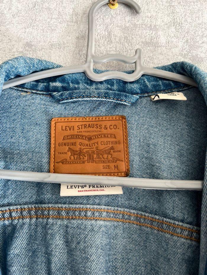 Veste en jean oversize bleu Levi’s taille M - photo numéro 4