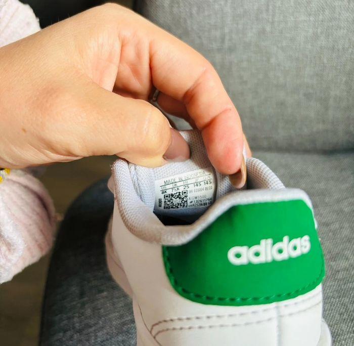 Baskets enfant garçon mixte adidas blanc vert Stan Smith - photo numéro 5