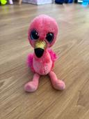 Peluche T. Y. Flamant rose.