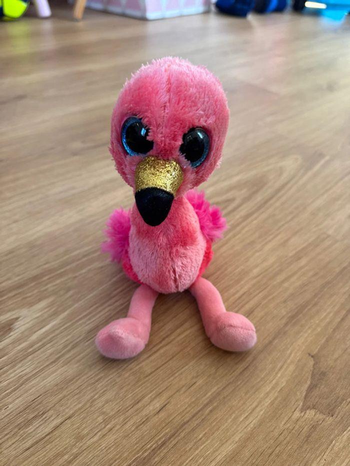 Peluche T. Y. Flamant rose. - photo numéro 1