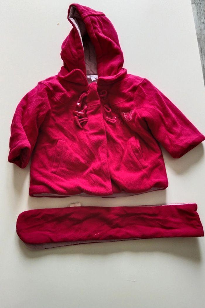 manteau doublé Kitchoun fille 9 mois