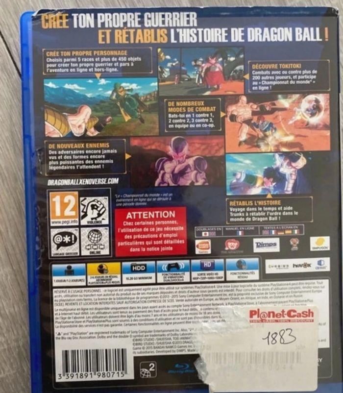 Jeu ps4 dragonball - photo numéro 2