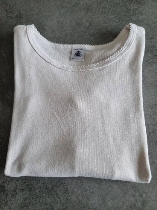 T-shirt à manches longues fille - blanc / crème - 8 ans - Petit Bateau - photo numéro 8