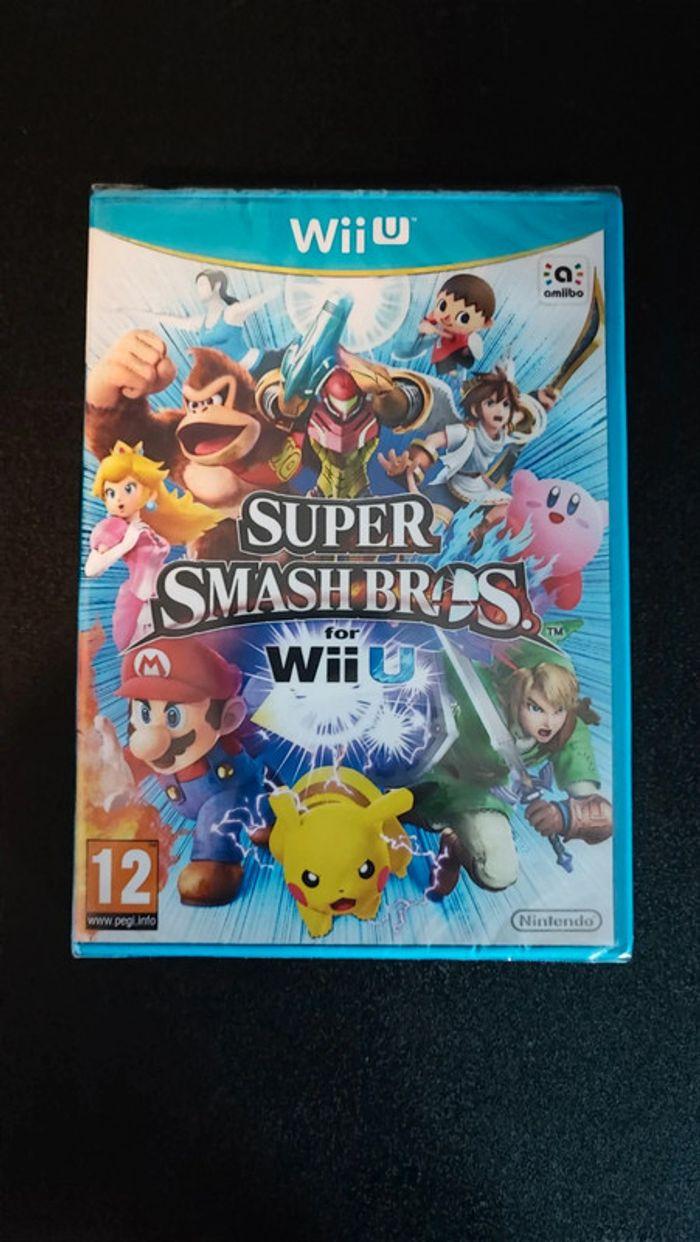 Super Smash Bros Wii U Neuf sous blister - photo numéro 1