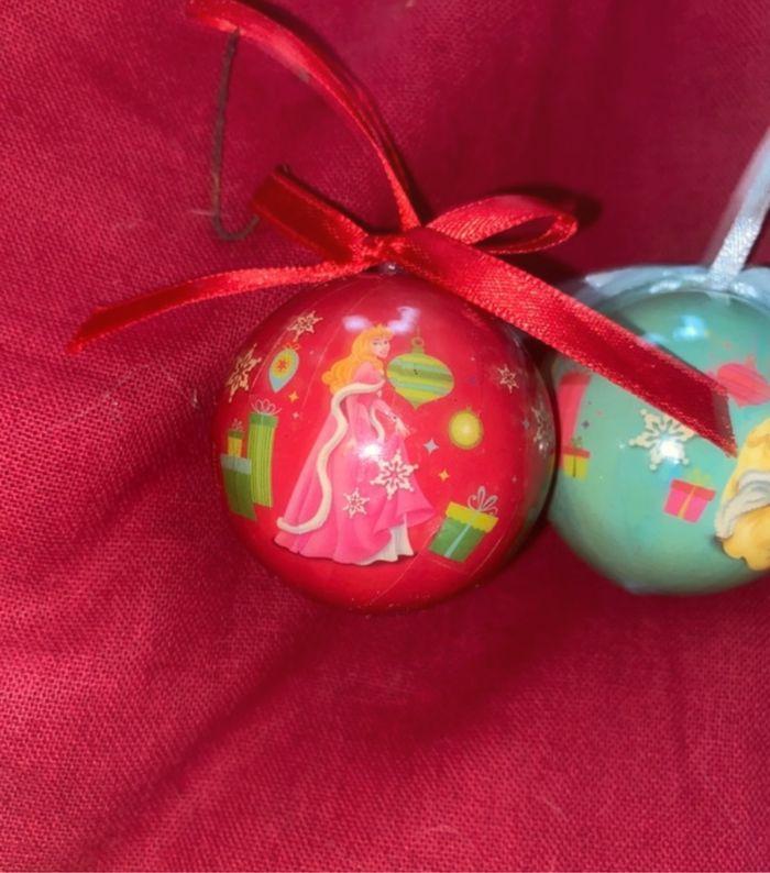 Lot de 6 boules de Noël pour le sapins princesse Disney - photo numéro 4