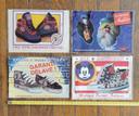 Lot anciennes petites publicités plastifiées disney chaussures