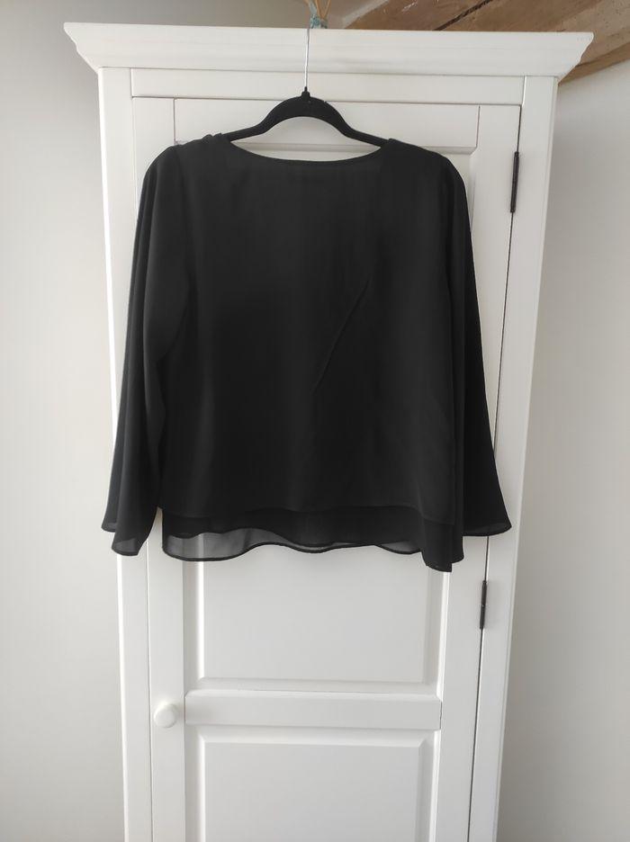 Blouse noire manches longues - photo numéro 2