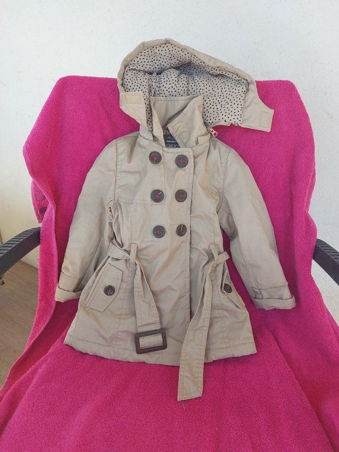 Parka trenchs fille bébé beige - photo numéro 1