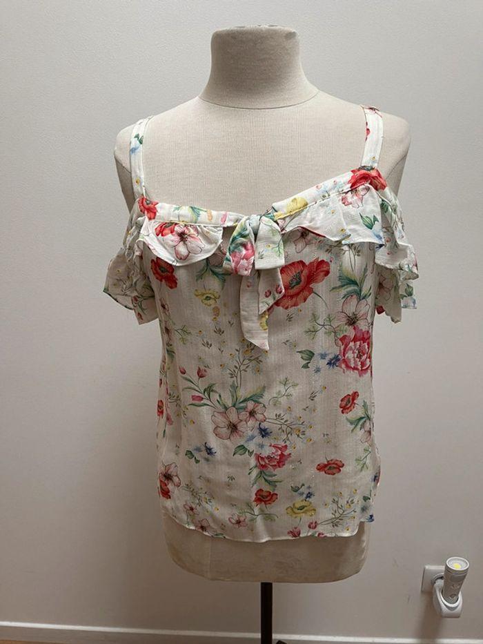 Superbe Blouse printemps été fleurie Naf Naf 🌸 36 38 - photo numéro 1