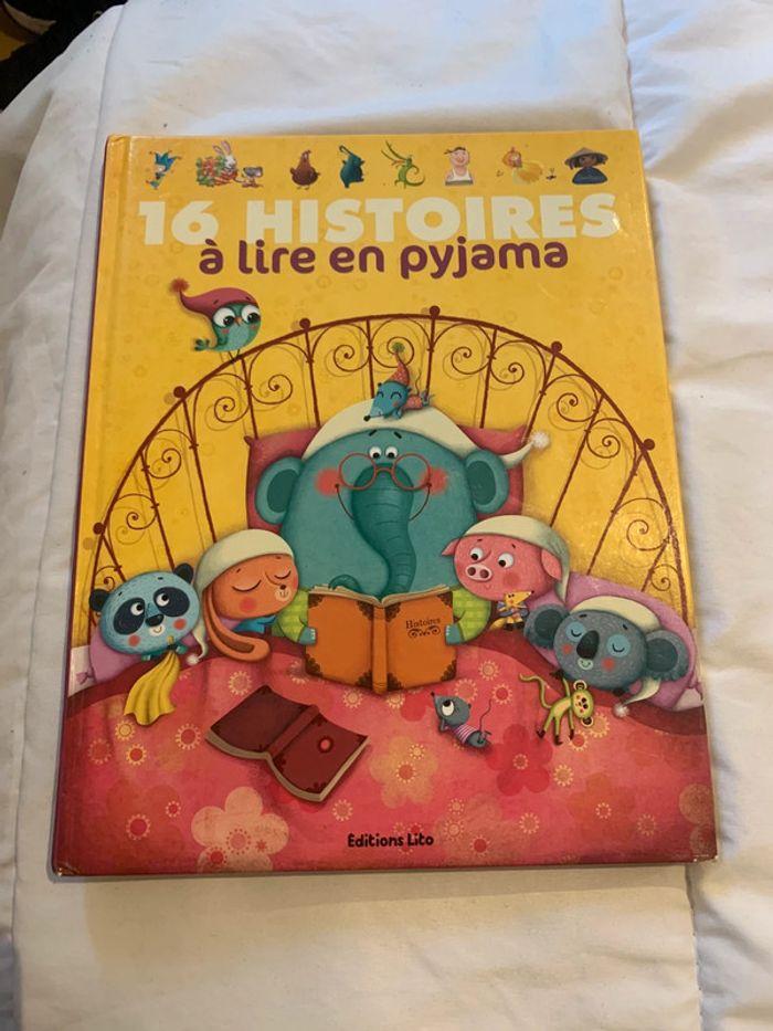 Livre 16 histoires à lire en pyjama - photo numéro 1