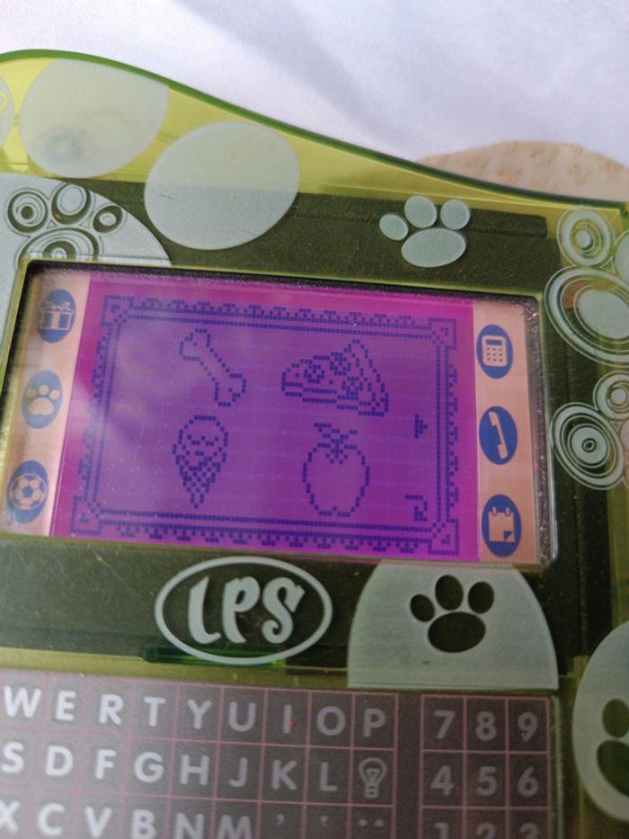 Lps little petshop électronique console chien vert green Tamagotchi tablette figurine ours bear - photo numéro 18