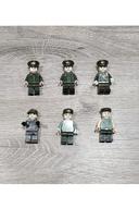 Lot de 6 minifigurines soldats (compatible Lego)