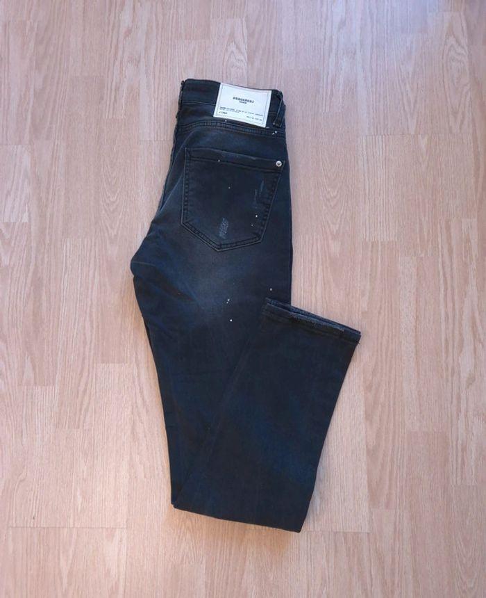 Jeans Dsquared2 homme noir taille 44 w34 neuf avec étiquette - photo numéro 1