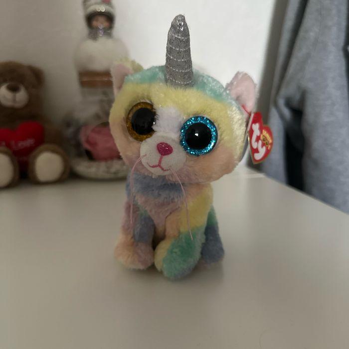 Peluche chat licorne TY - photo numéro 1