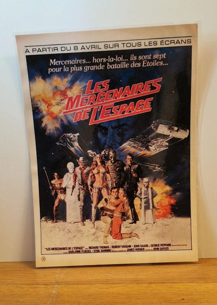 Ancienne publicité film les mercenaires de l'espace - photo numéro 3