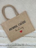 Sac en toile de jute Mamie