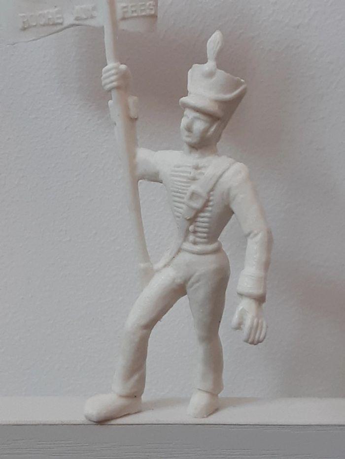 Figurine soldat plastique blanc La Roche aux fées - photo numéro 3