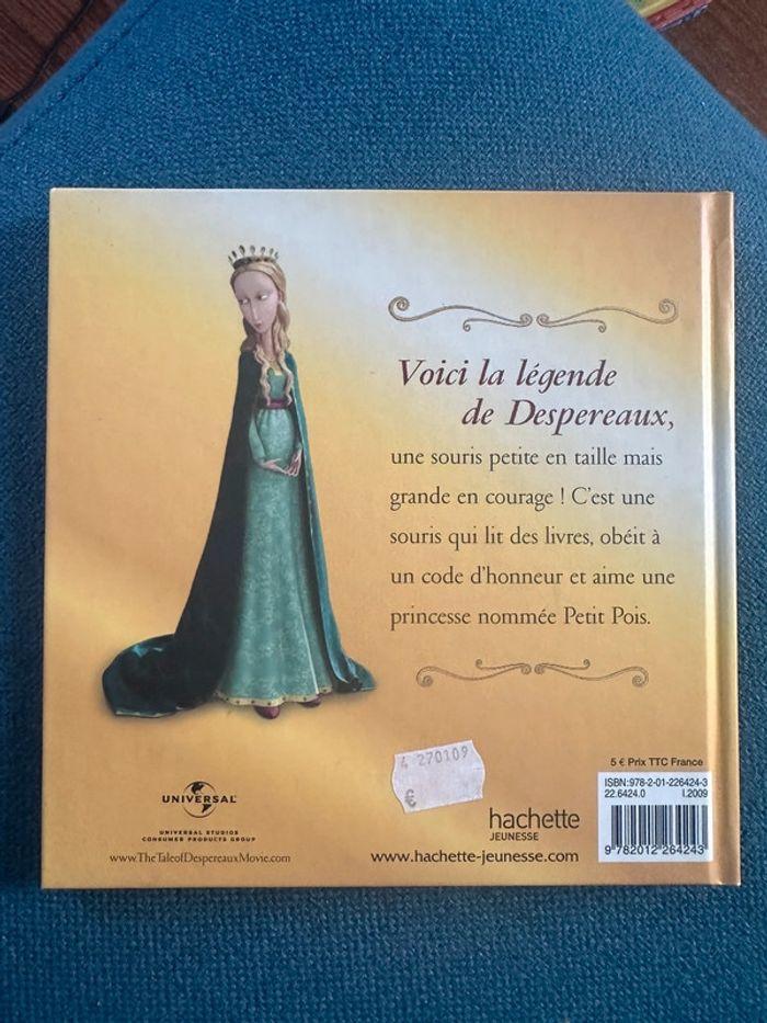 Livre album carton La souris et la princesse la légende de Despereaux Hachette Jeunesse - photo numéro 2