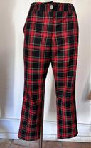 Pantalon tartan rouge et noir 7/8ème Pimkie taille 38