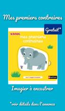 Livre enfant / Mes premiers contraires / Imagier / Kididoc / Nathan