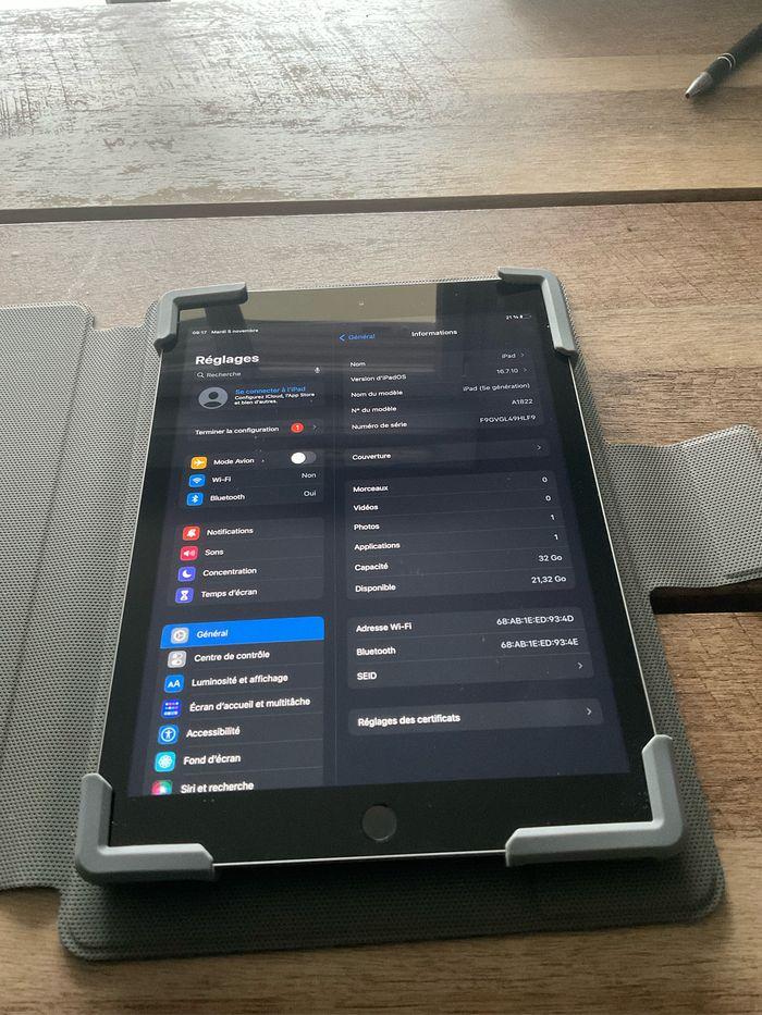 iPad 5 eme génération / 32 GO / excellent état - photo numéro 2