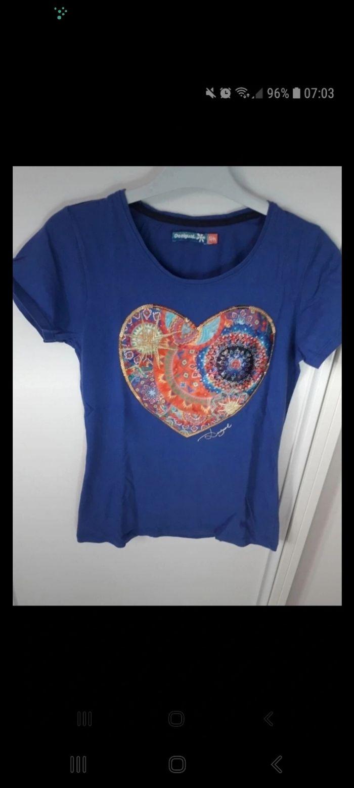 Tee-shirt Desigual 13/14 ans - photo numéro 1