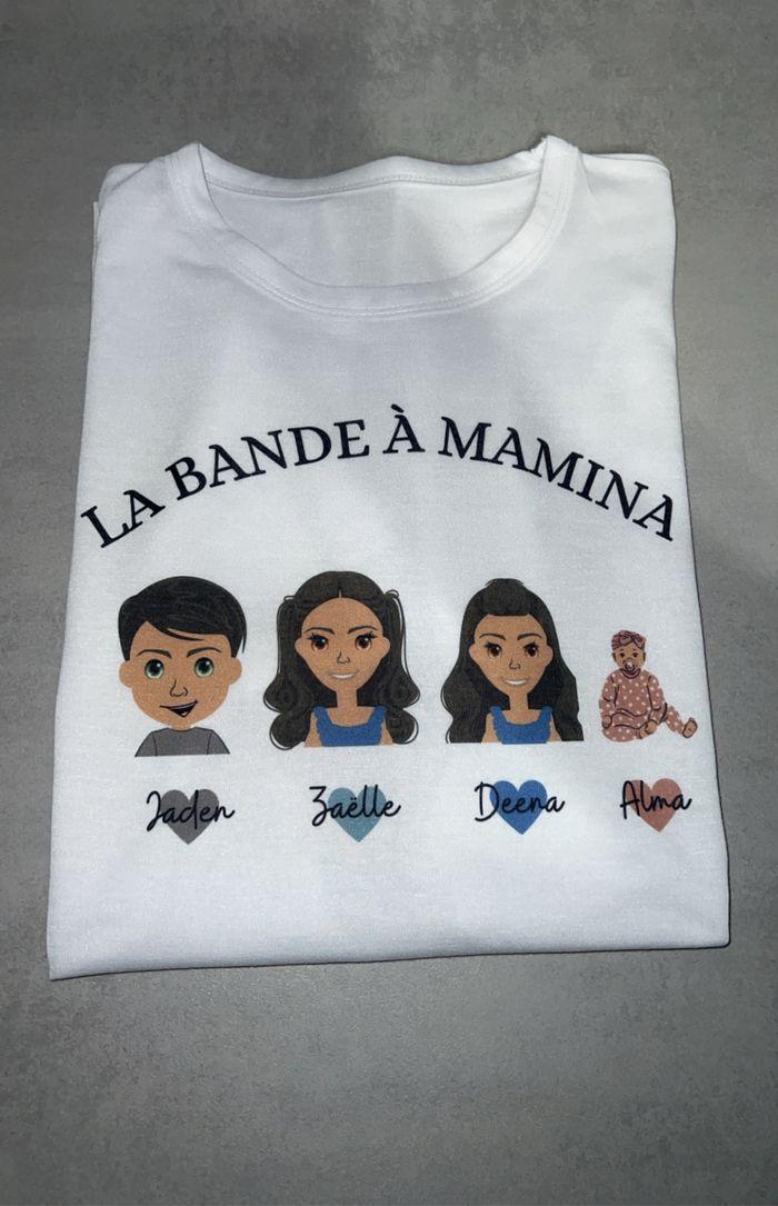 Tee shirt « la bande à » personnalisé - photo numéro 1