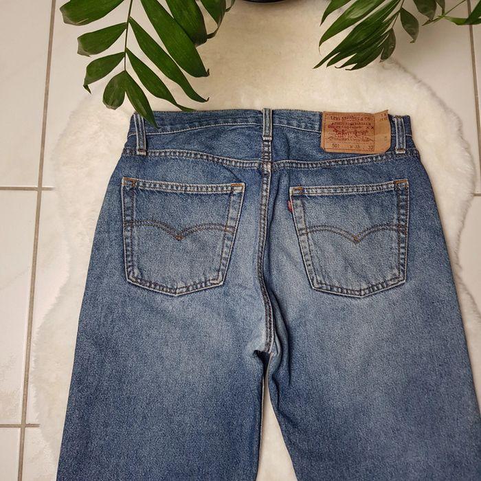 Jean Levi's 501 W33 L32 Made in USA Bleu - photo numéro 7