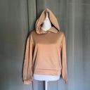 Sweat à capuche beige / marron avec strass neuf