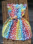 🦋 Magnifique robe coeur coloré 3 ans Boutique Parisienne