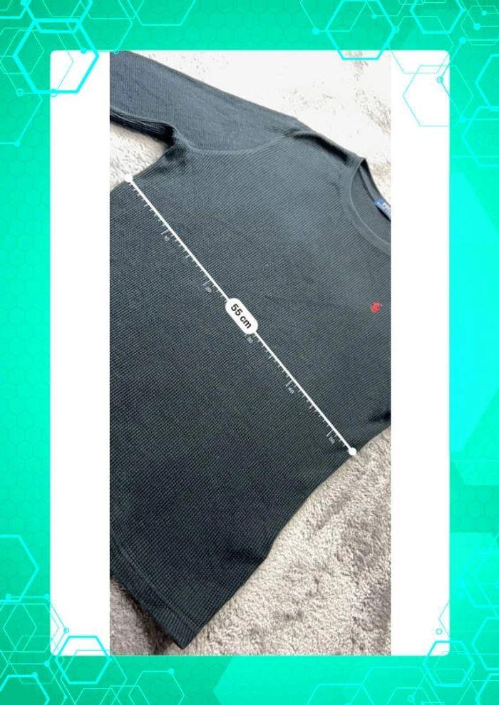 👕 Sweat Pull Nid d’abeille Ralph Lauren Noir Taille XXL 👕 - photo numéro 4