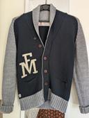 Gilet laine bleu marine Franklin Marshall S