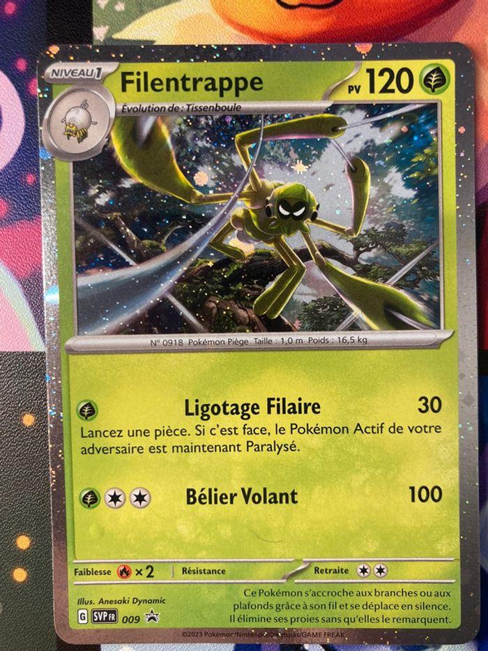 Carte Pokémon Filentrappe 9 Promos Ecarlate & Violet